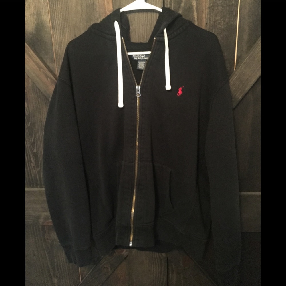 Black Polo hoodie